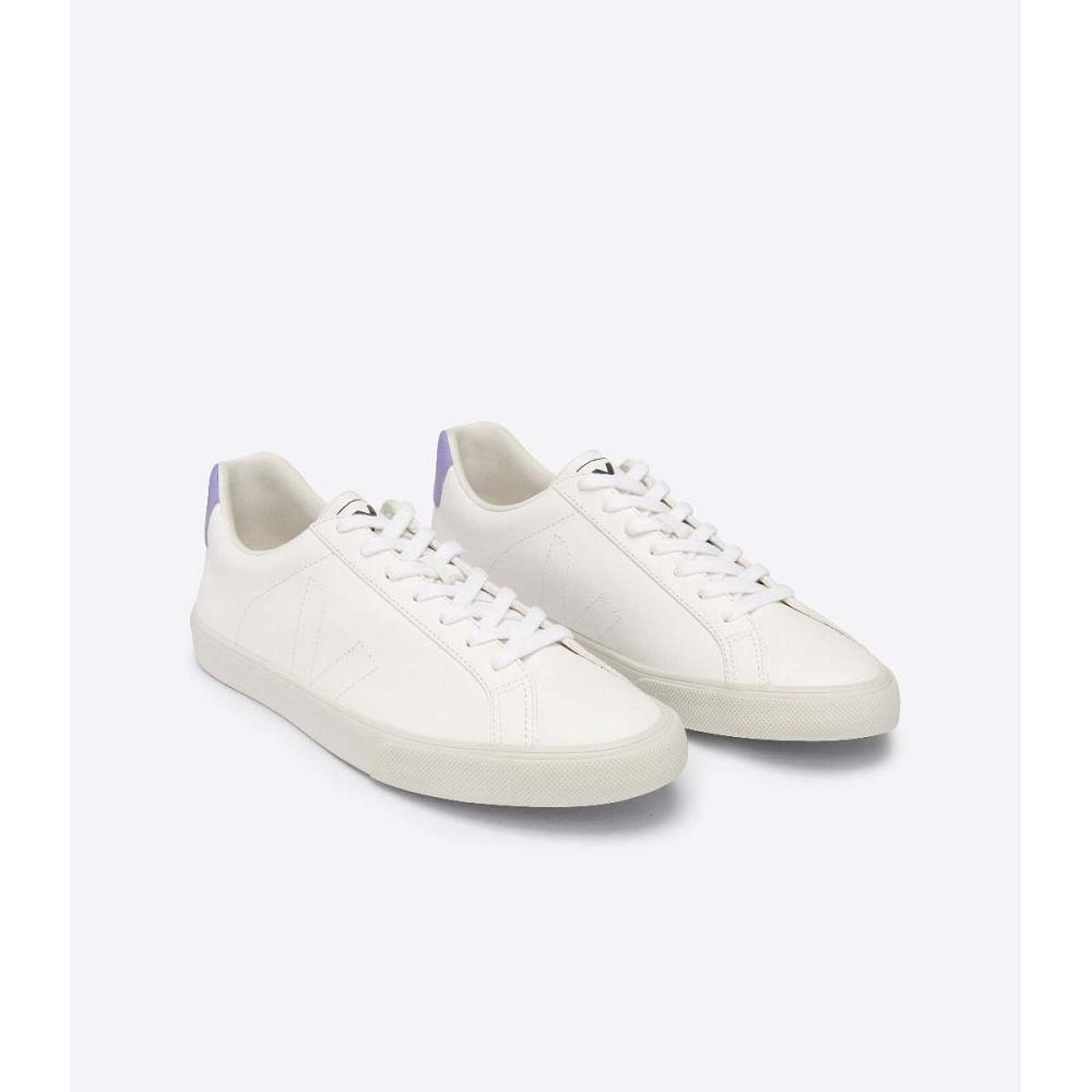 Women's Veja ESPLAR CHROMEFREE Sneakers White/Purple | SG 618LIS